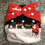 OSFM Pocket Nappy - QD21 (Limited Christmas Print)