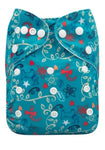 OSFM Pocket Nappy - Q66 (Limited Christmas Print)